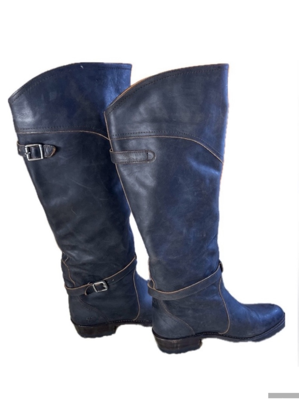 Frye Dorado Black Equestrian Riding Boot, Size 7